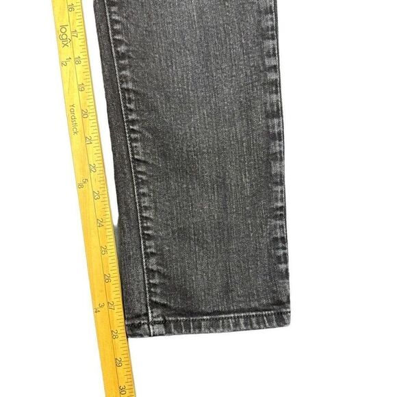 Abercrombie and Fitch Athletic Skinny Stretch Black Jeans Womens 30x30 Y2K - Picture 10 of 12